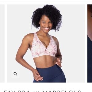 Handful The Fav Bra Deep V Sports Bra